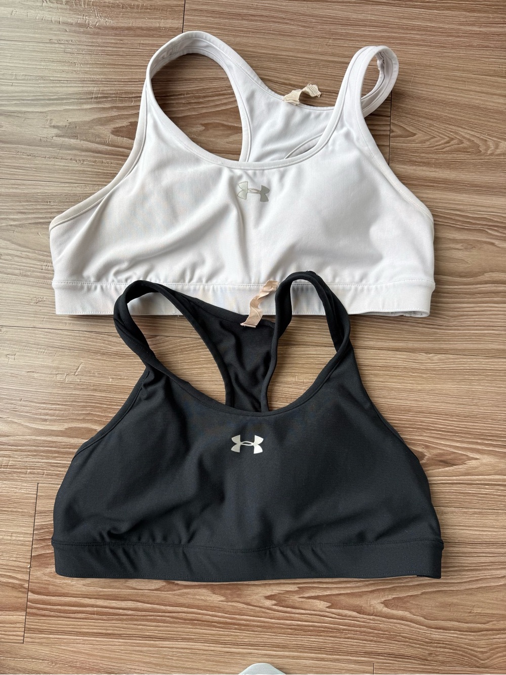 Under Armour Sports Bra 2-Pack – Black & White - Size Large